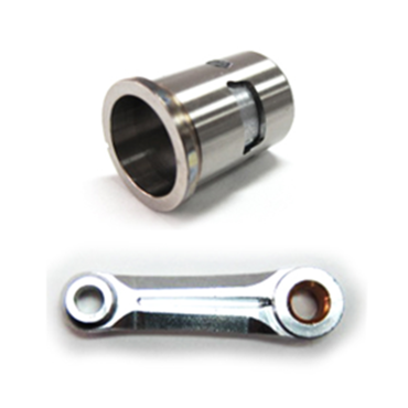 CONJUNTO CAMISA PISTÃO E BIELA PARA MOTOR SH28 3 PORTAS HIMOTO TE008B TE2831B